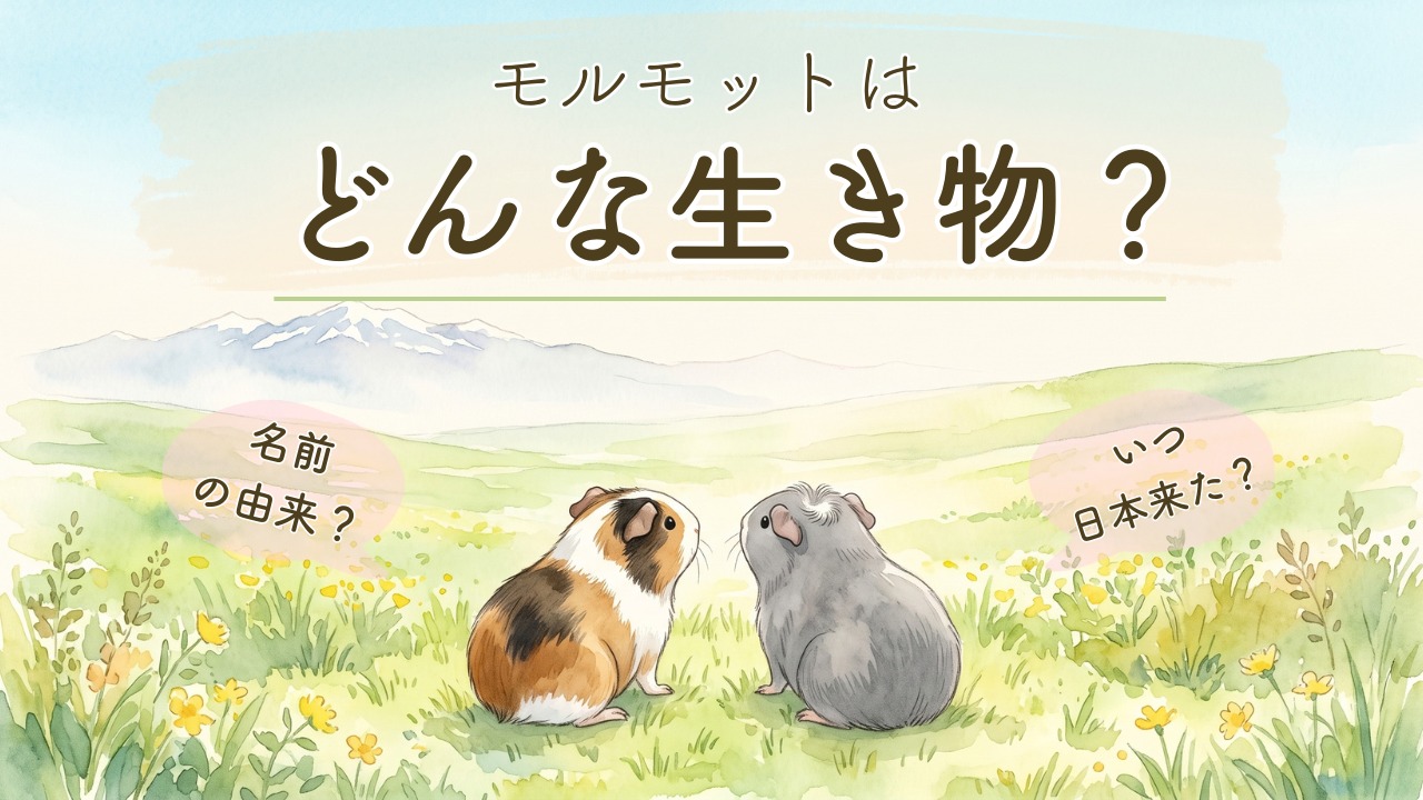 モルモットはどんな生き物？種類や歴史